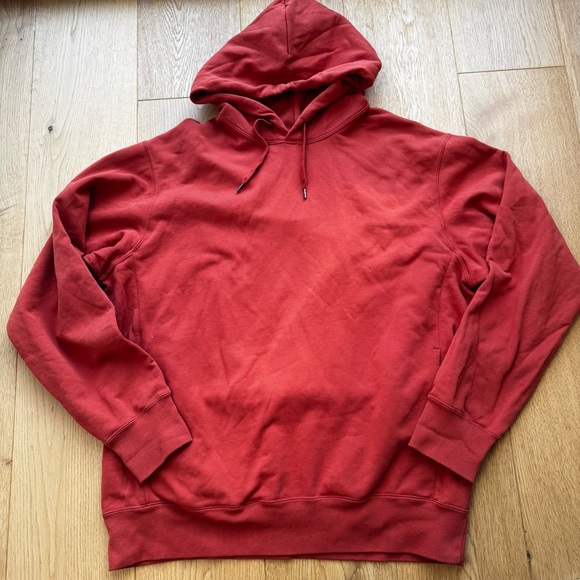 UNIQLO ORANGE SWEAT PULLOVER HOODIE - XL - Picture 4 of 11